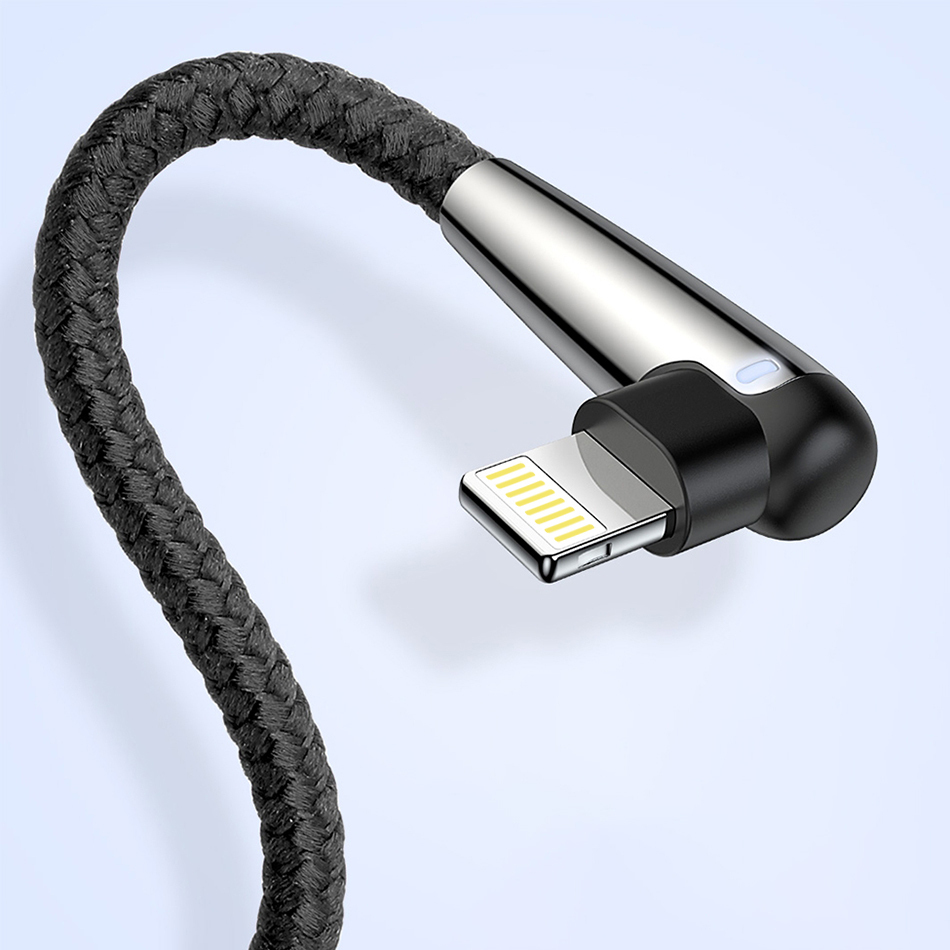 90 degree lightning cable